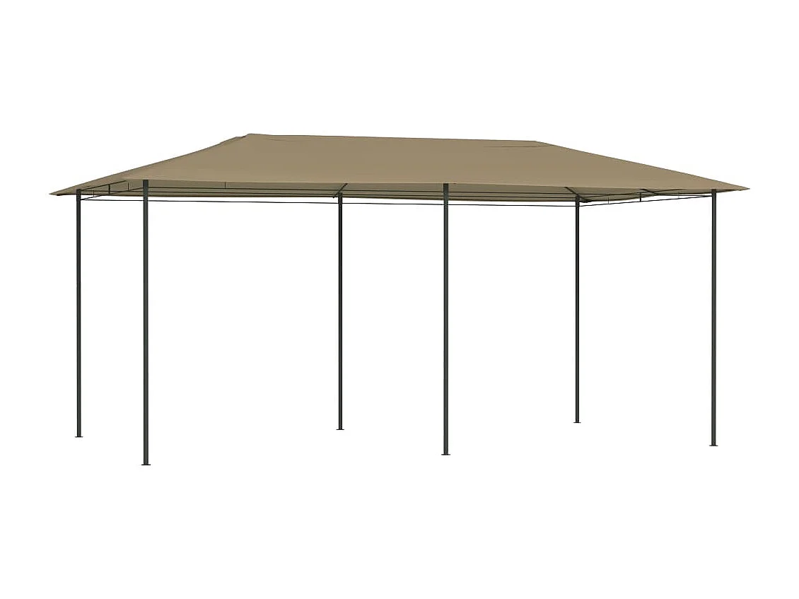 Belvédère 2,98x5,3x2,59 m Taupe 160 g/m²