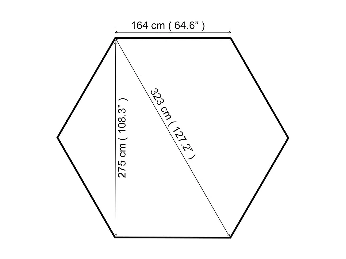 Belvédère de jardin 323x275x265 cm Blanc 180 g/m²