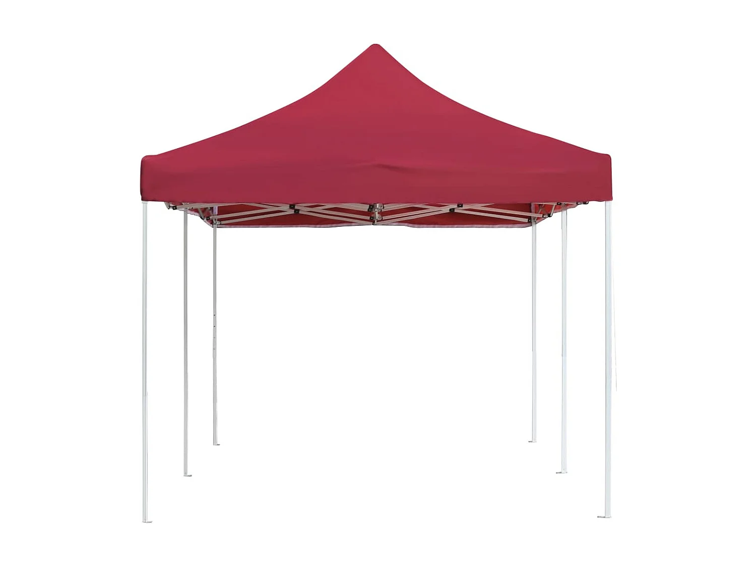 Tente de réception pliable Aluminium 6x3 m Bordeaux