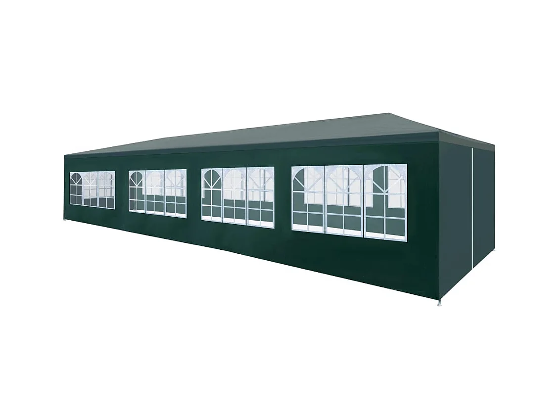 Partyzelt 3x12 m Grün