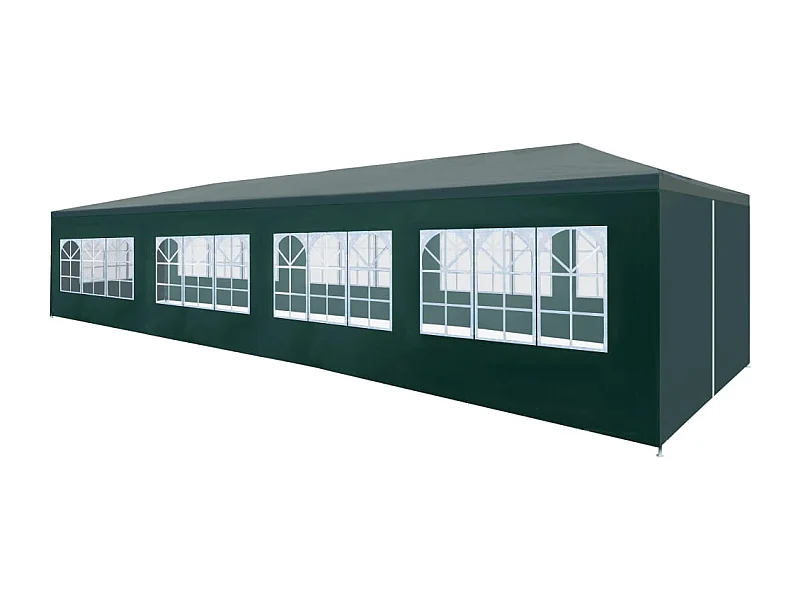 Tente de réception 3x12 m vert