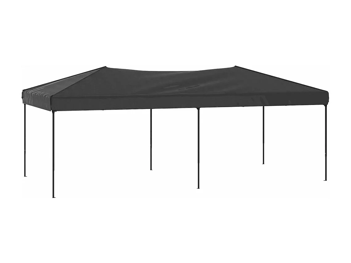 Tente de réception pliable Anthracite 3x6 m