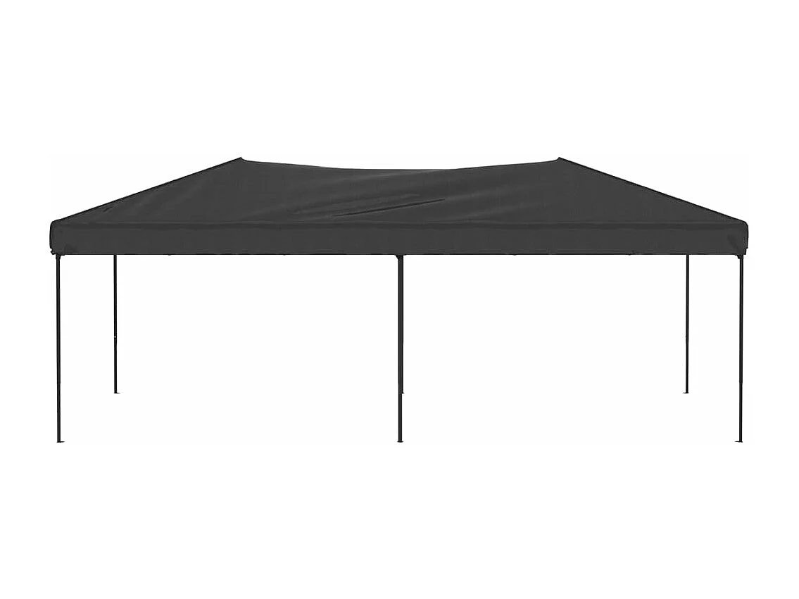 Tente de réception pliable Anthracite 3x6 m