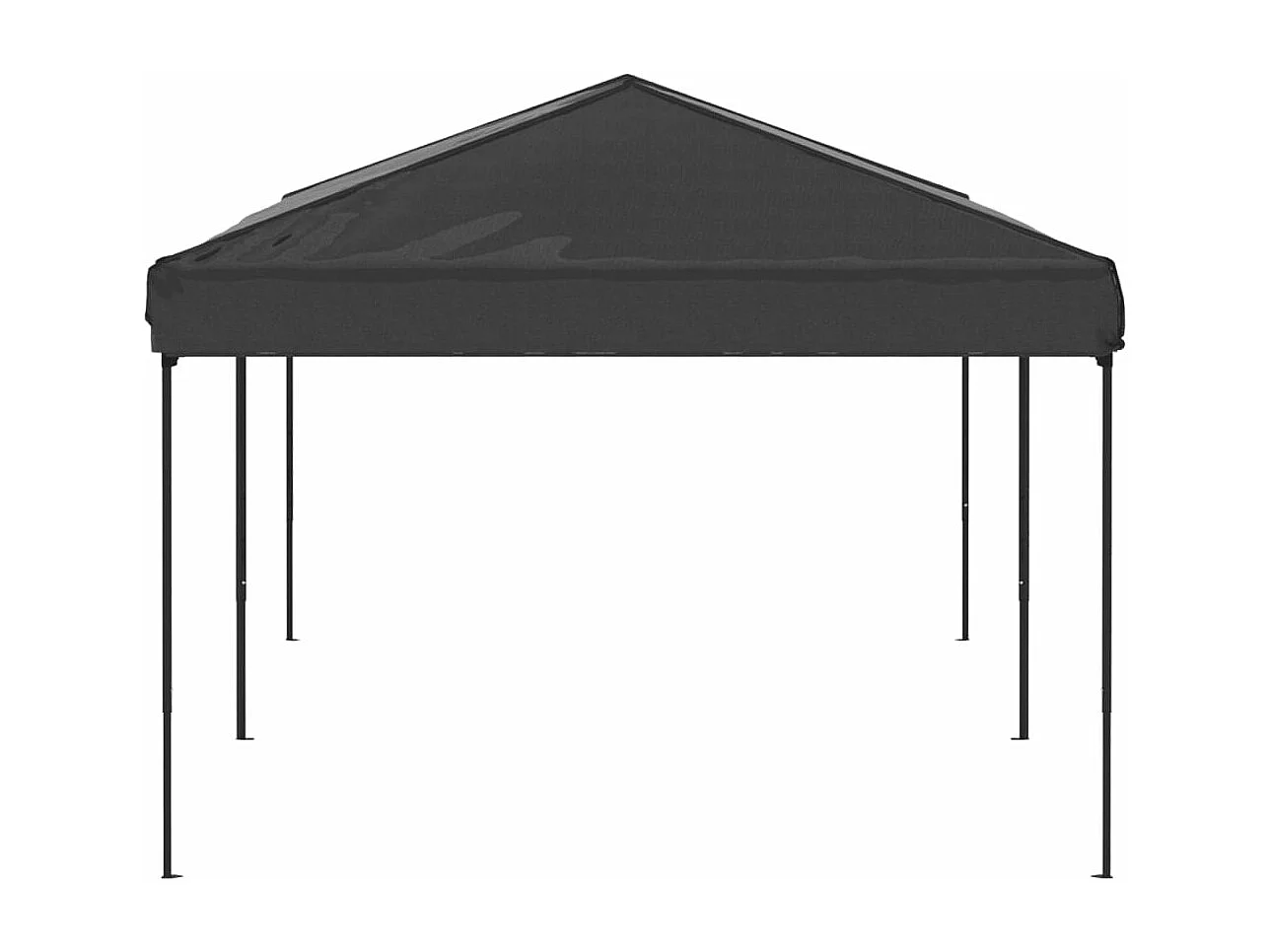 Tente de réception pliable Anthracite 3x6 m