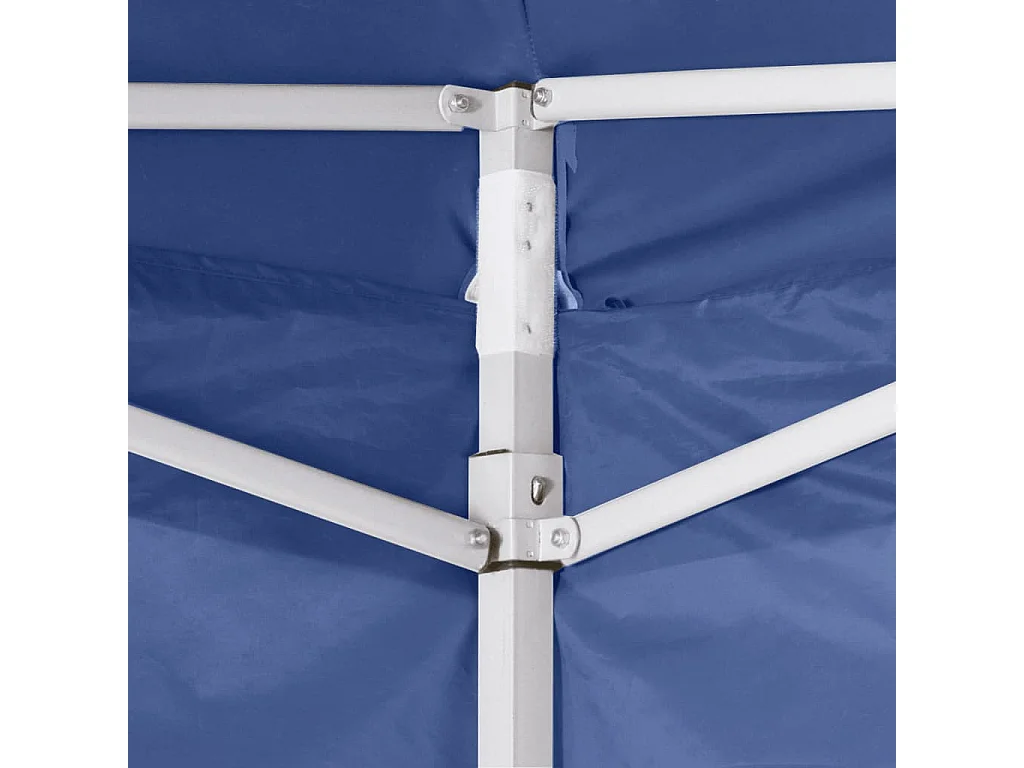 Tente pliable avec 4 parois Bleu 3 x 3 m