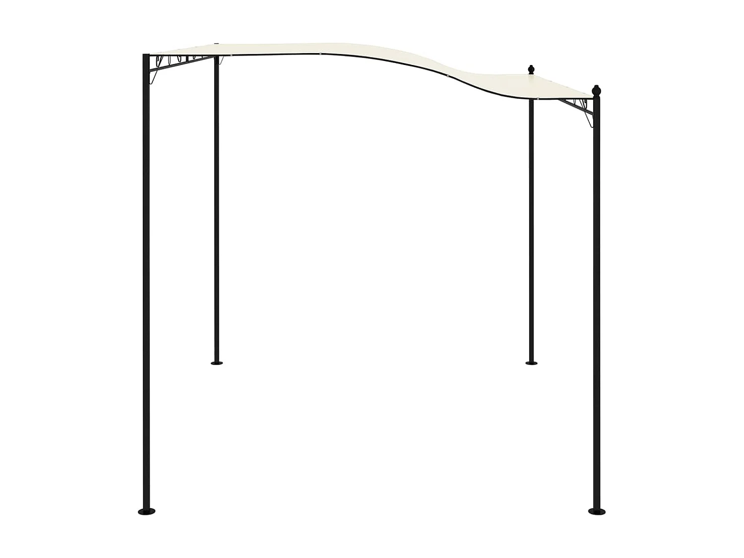 Prieel stof crèmewit