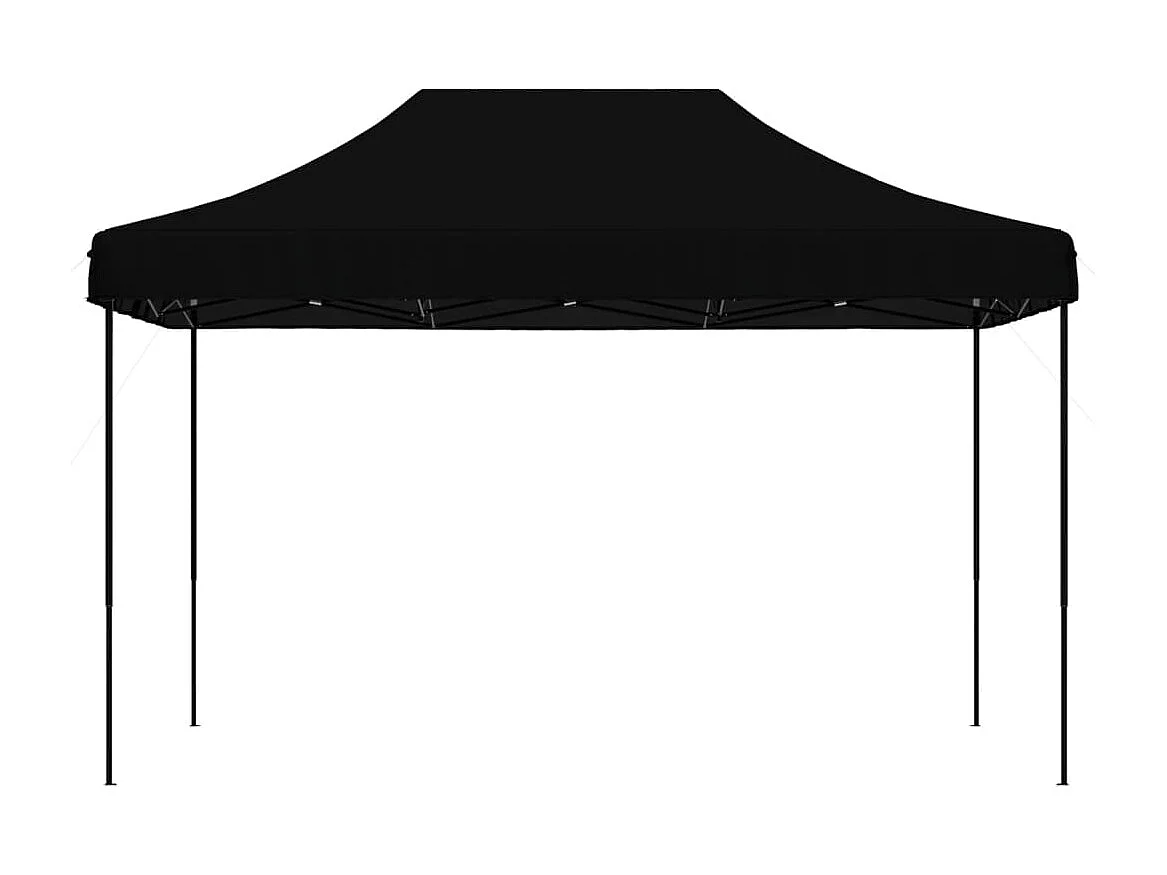 Tenda da Festa Pieghevole Pop-Up Nero 410x279x315 cm
