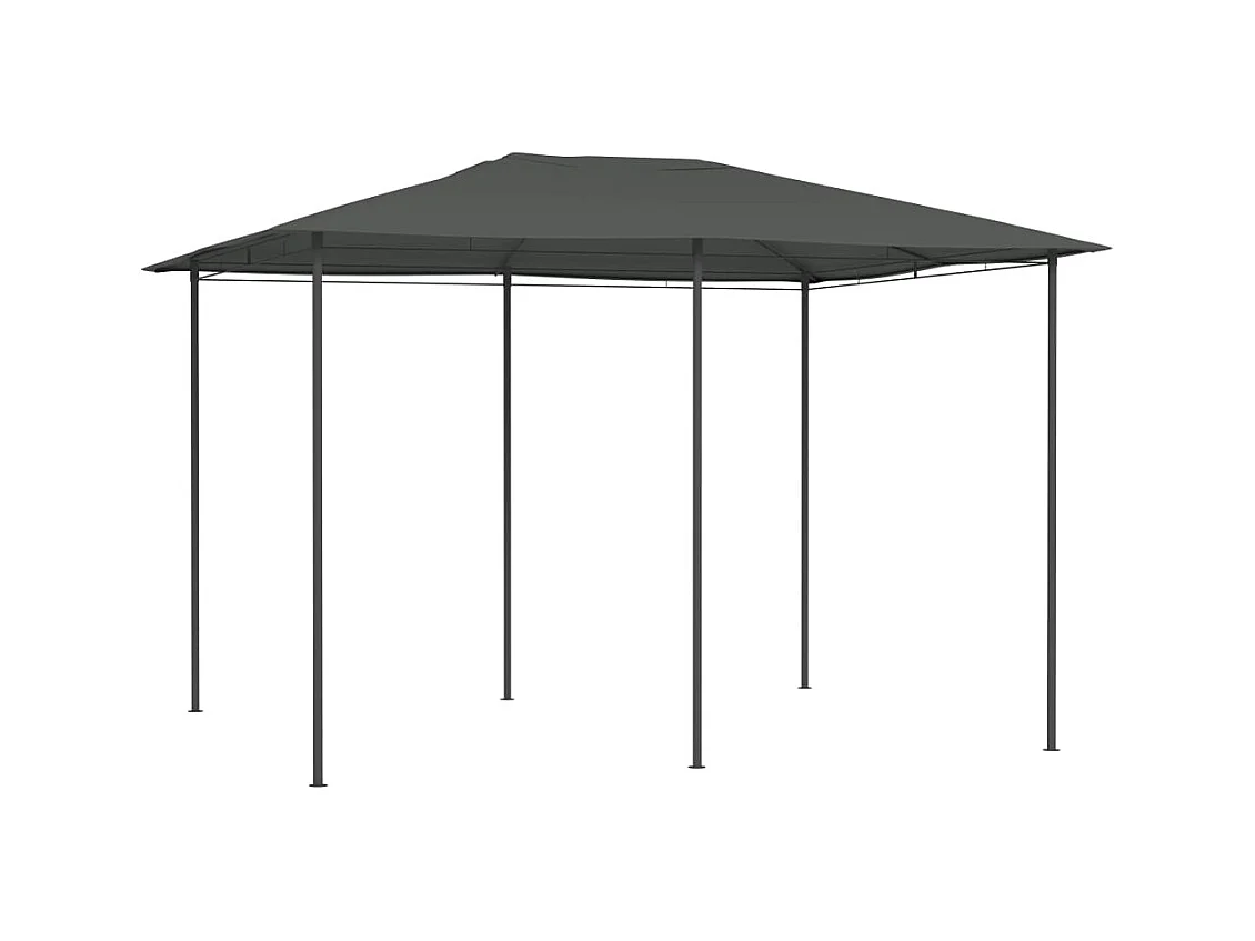 Pavillon 3x4x2,6 m Anthrazit 160 g/m²