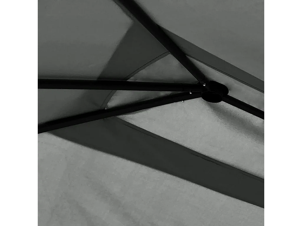 Belvédère 3x4x2,6 m Anthracite 160 g/m²