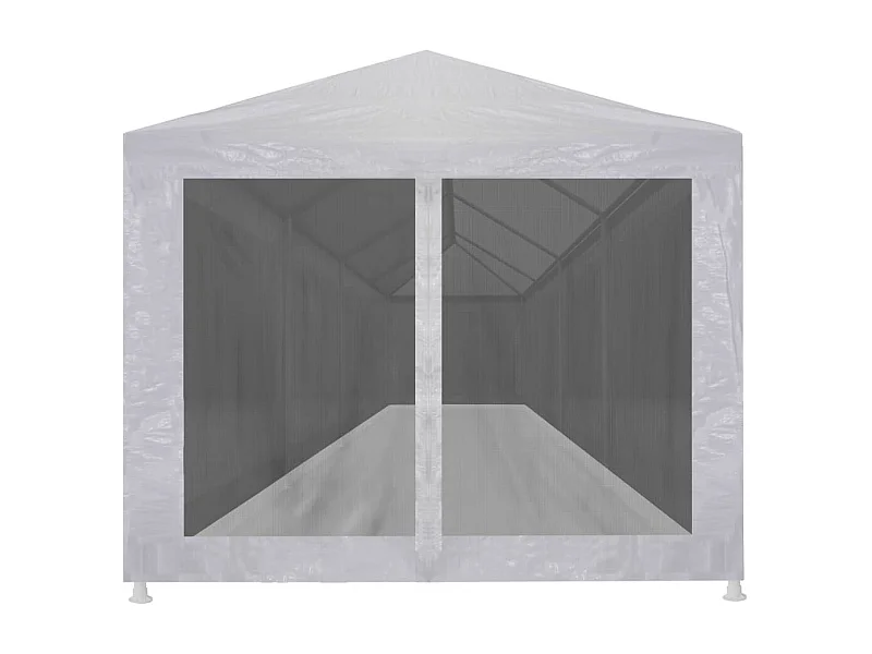 Tente de réception avec 10 parois en maille 12 x 3 m