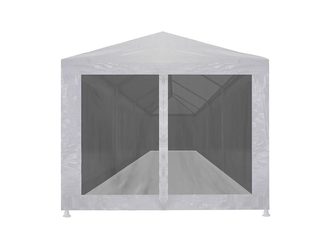 Tente de réception avec 10 parois en maille 12 x 3 m