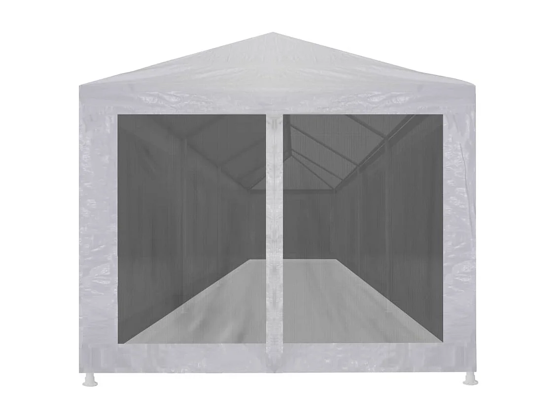 Tente de réception avec 10 parois en maille 12 x 3 m