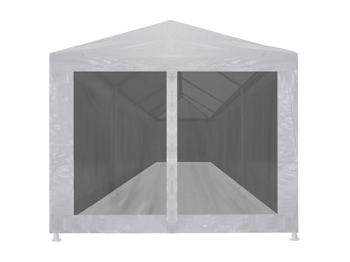 Tente de réception avec 10 parois en maille 12 x 3 m