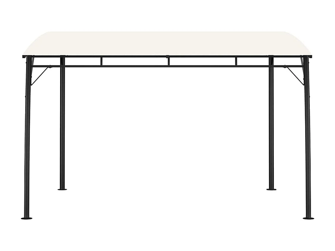 Auvent pare-soleil de jardin 3x3x2,55 m Crème