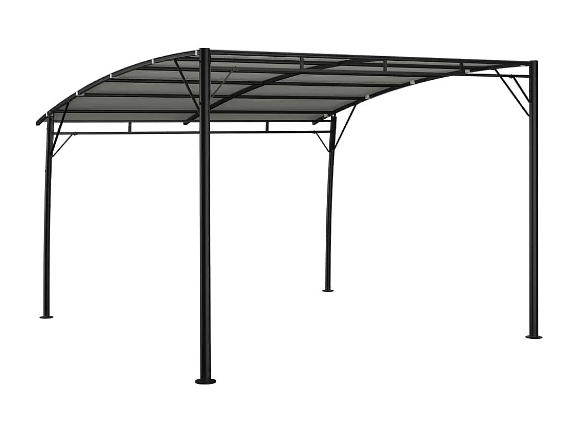 Auvent pare-soleil de jardin 3x3x2,55 m Crème