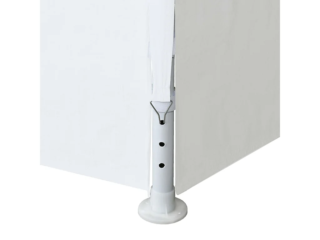 Tonnelle de jardin 3x12 m Blanc