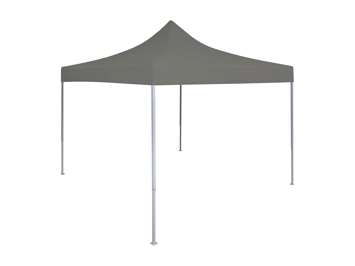 Tente de réception escamotable 3 x 3 m Anthracite