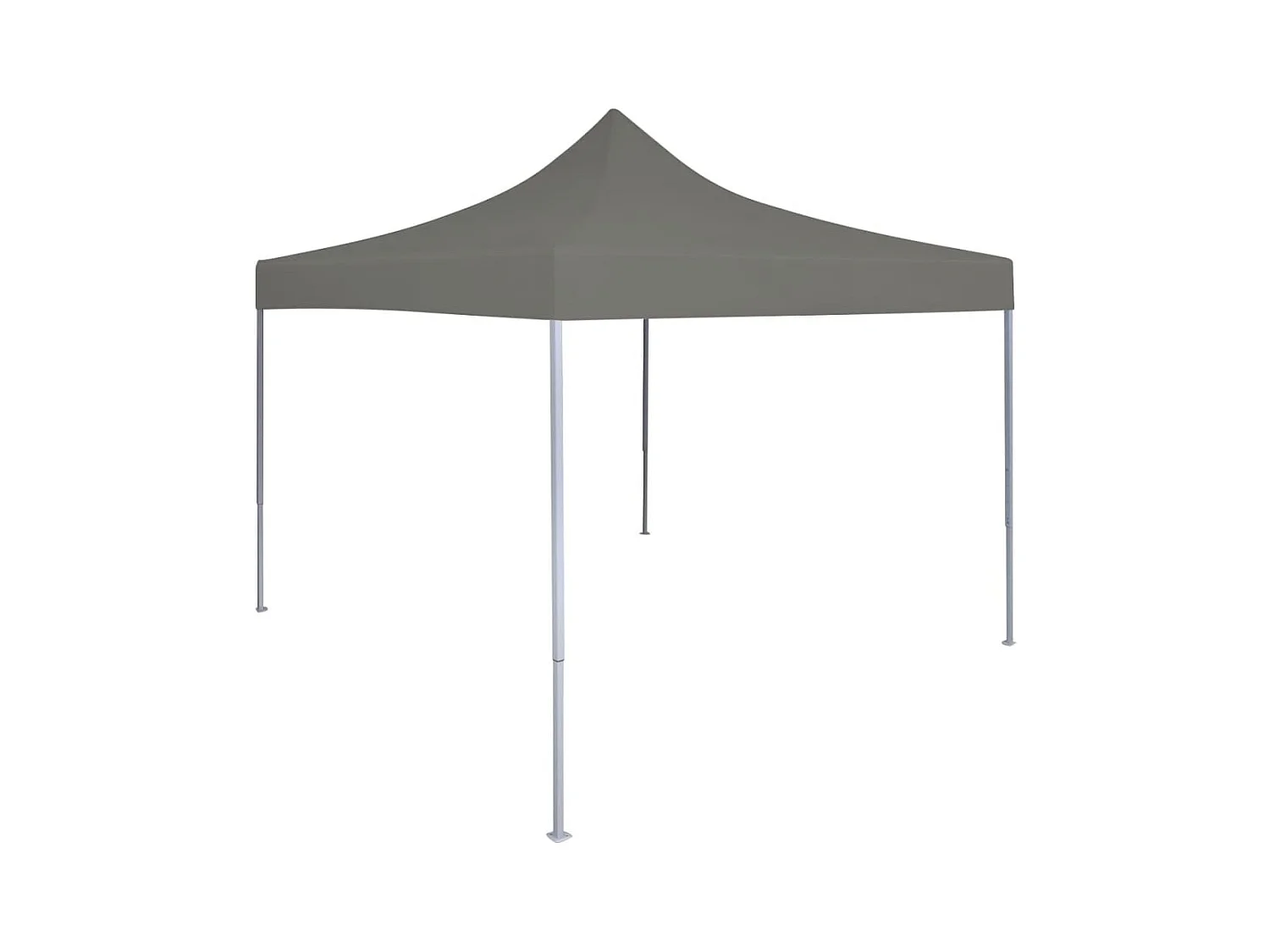 Tente de réception escamotable 3 x 3 m Anthracite