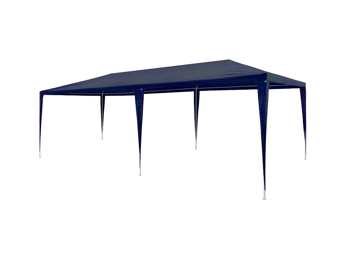 Partyzelt 3x6 m PE Blau