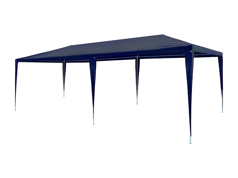 Tente de réception 3x6 m PE Bleu