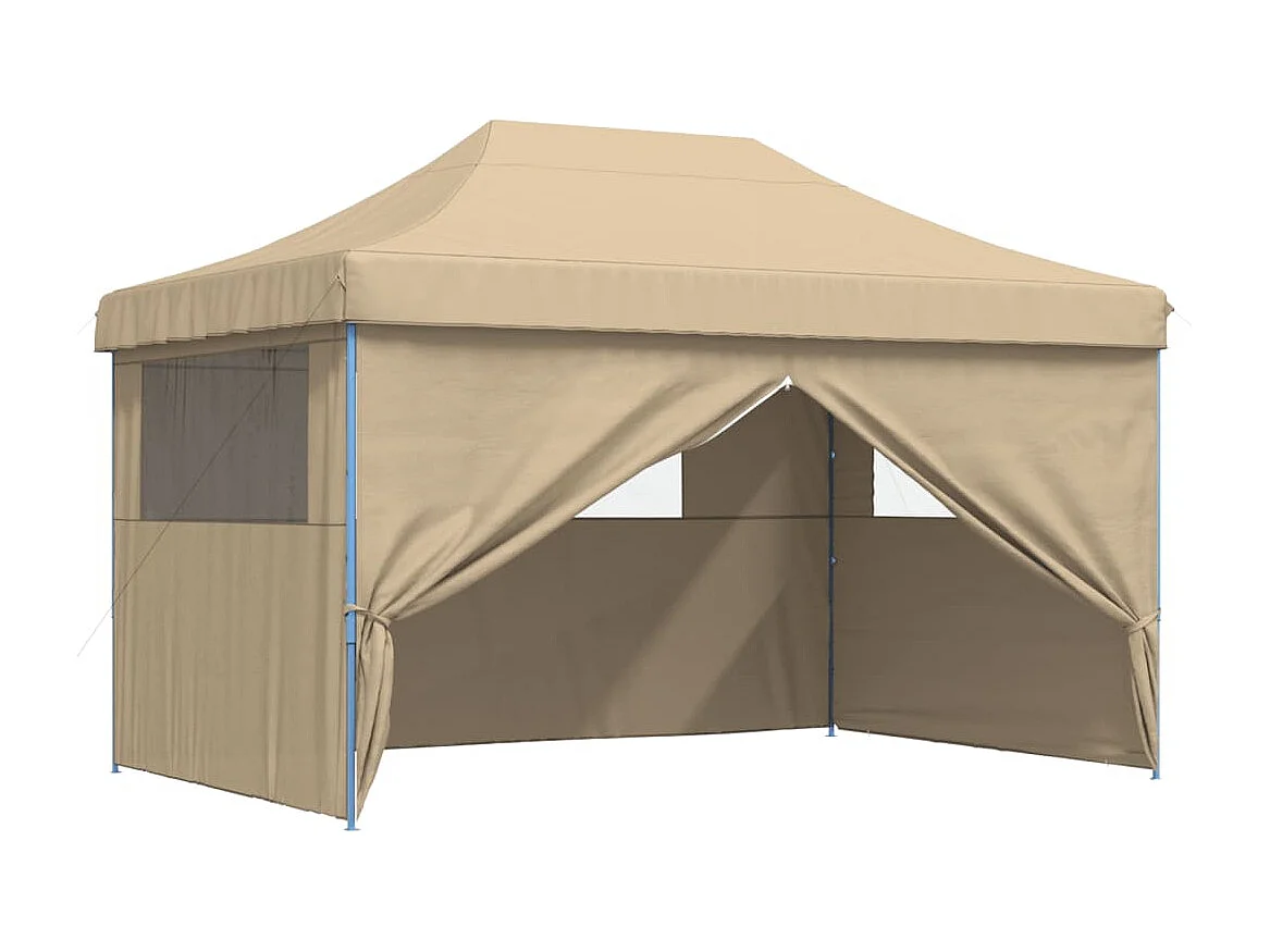 Gazebo 3x4 m tecido creme