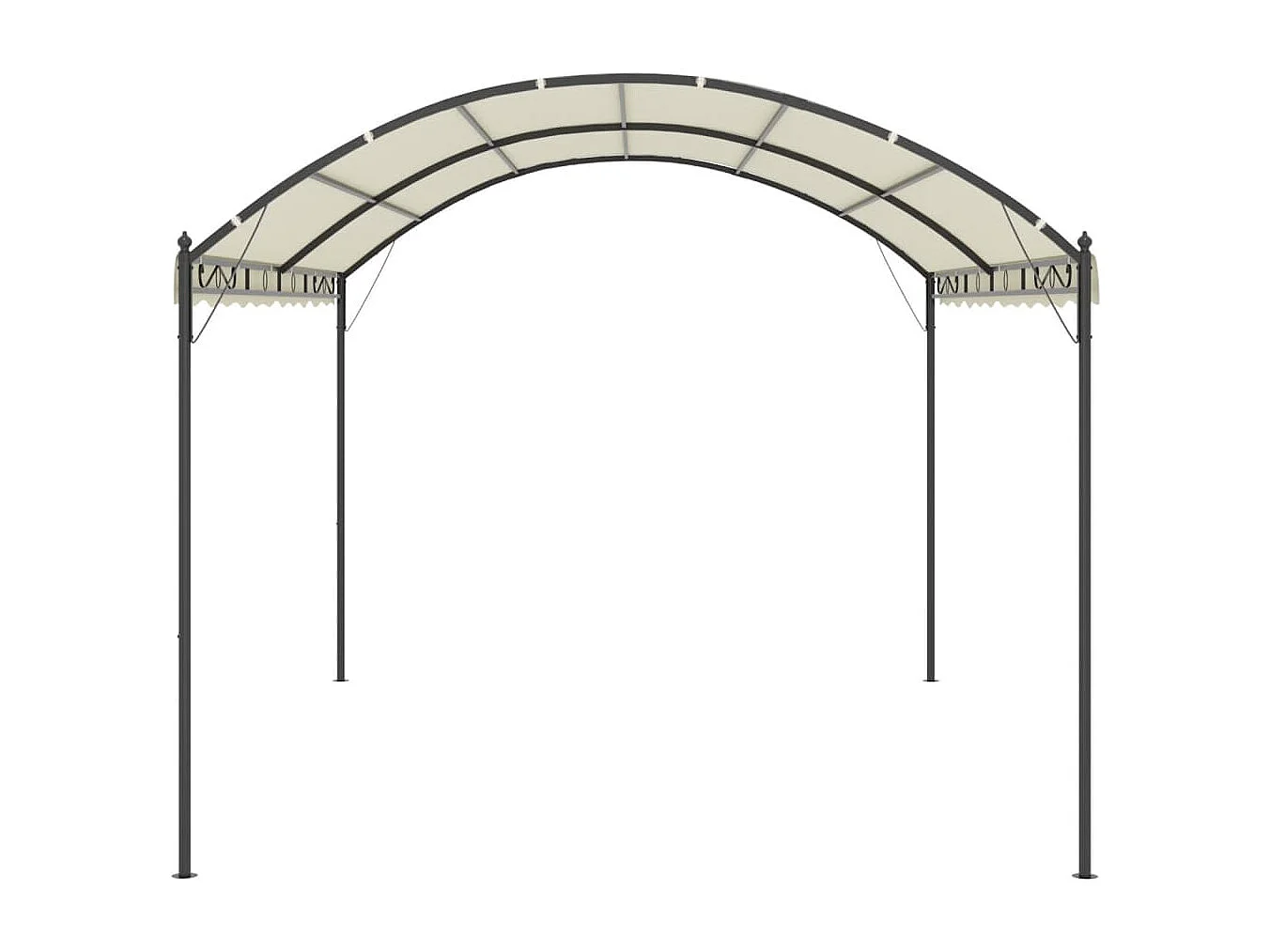 Tonnelle Tissu Crème