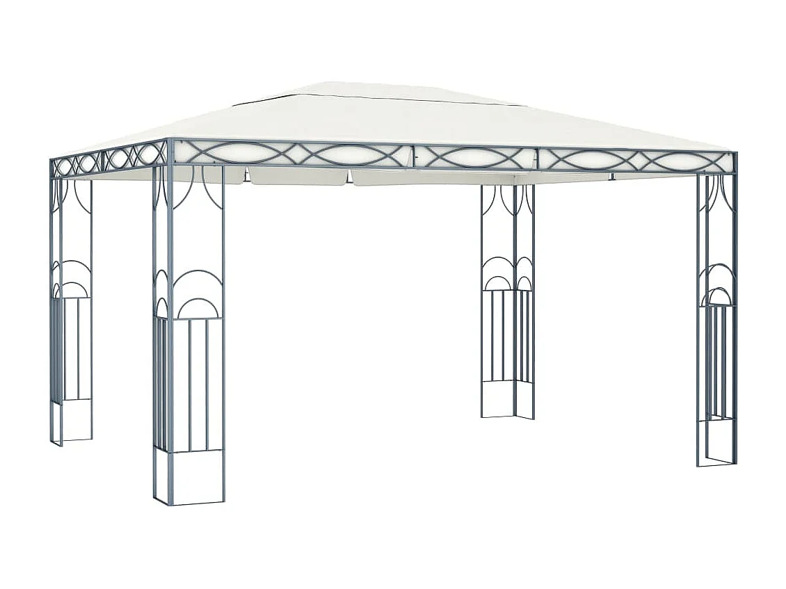Gazebo 400x300 cm Crema