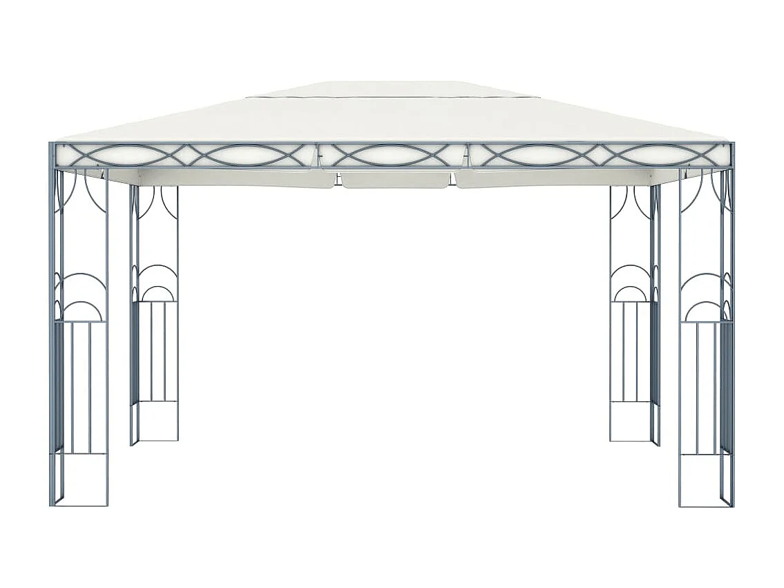 Gazebo 400x300 cm Crema