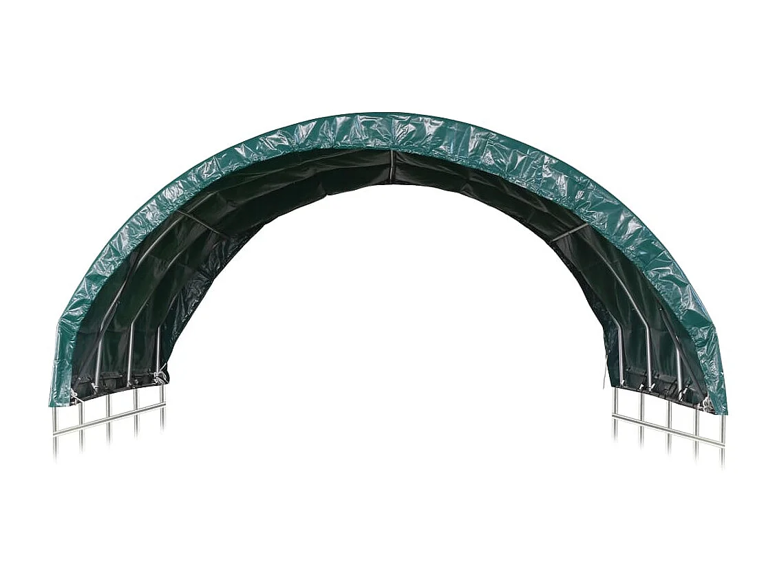 Weidezelt PVC 3,7x3,7 m Grün