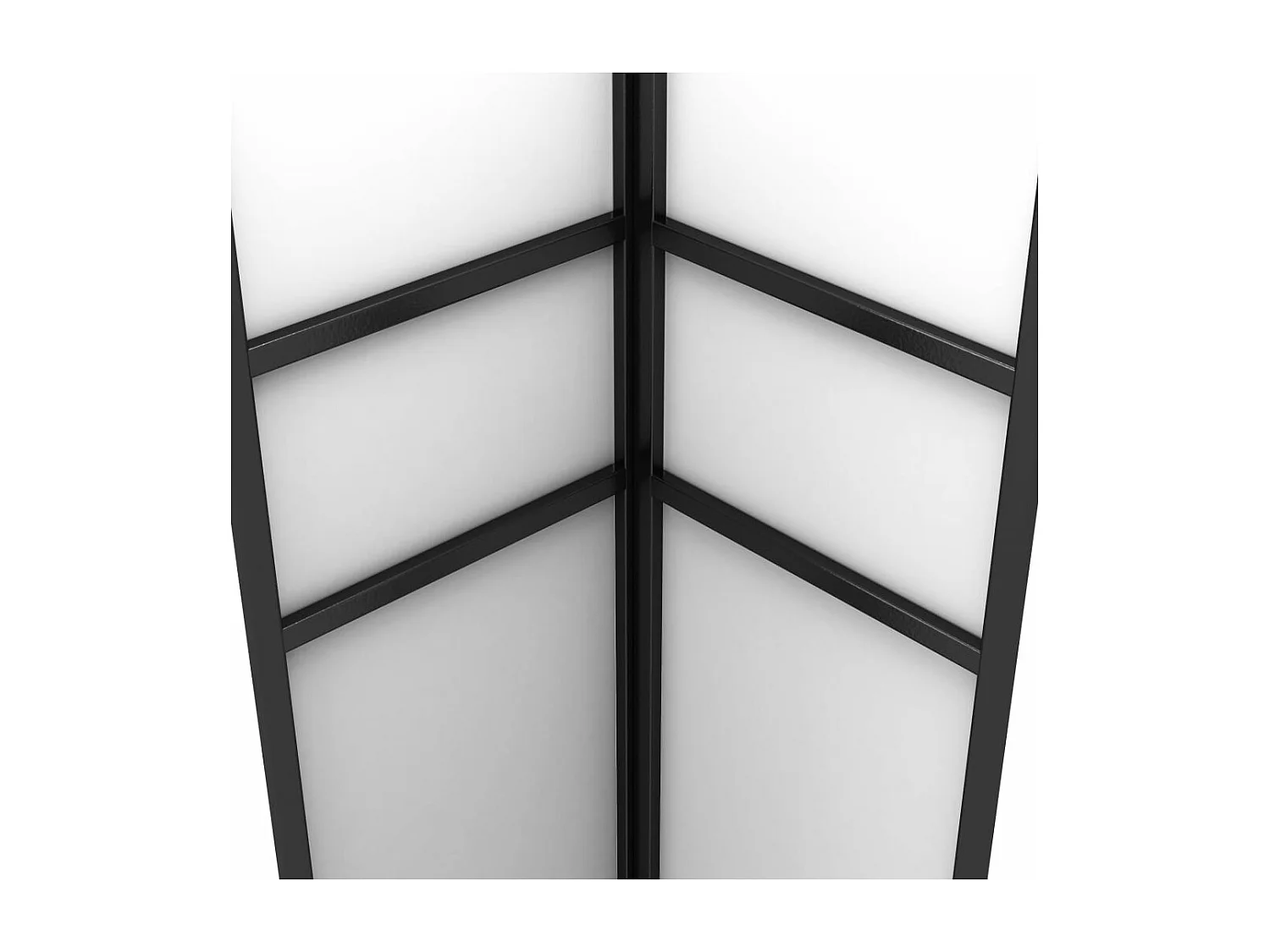 Prieel met dubbel dak 3x6 m wit