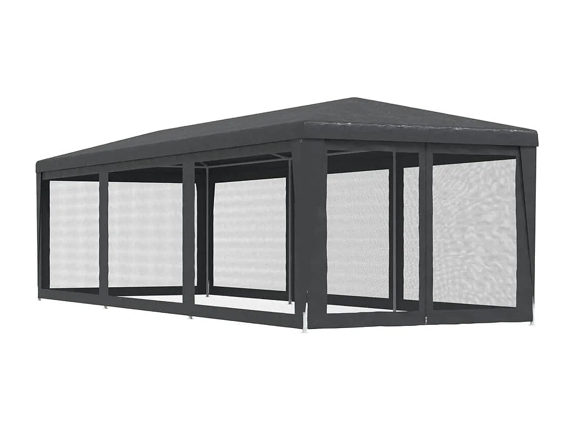 Tenda para festas 3x6 m PE antracite