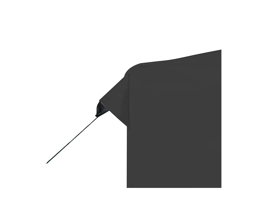 Carpa plegable profesional con paredes aluminio gris 2x2 m