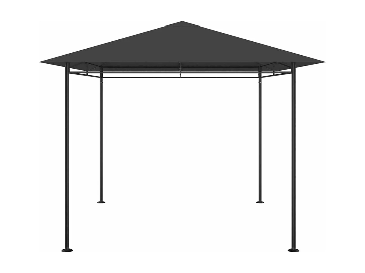 Gazebo 384x281x270 cm Antracite 180 g/m²