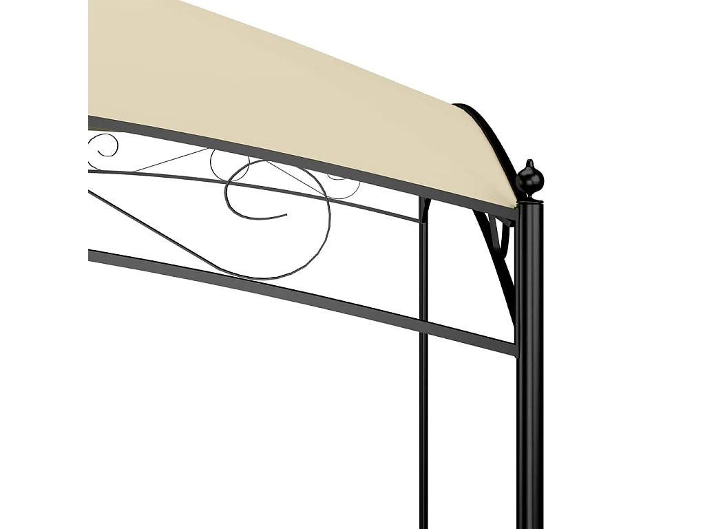 Belvédère 3x4x2,65 m Crème 180 g/m²