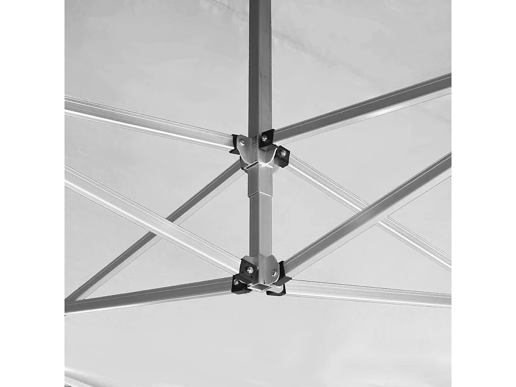 Carpa plegable profesional de aluminio blanca 4,5x3 m