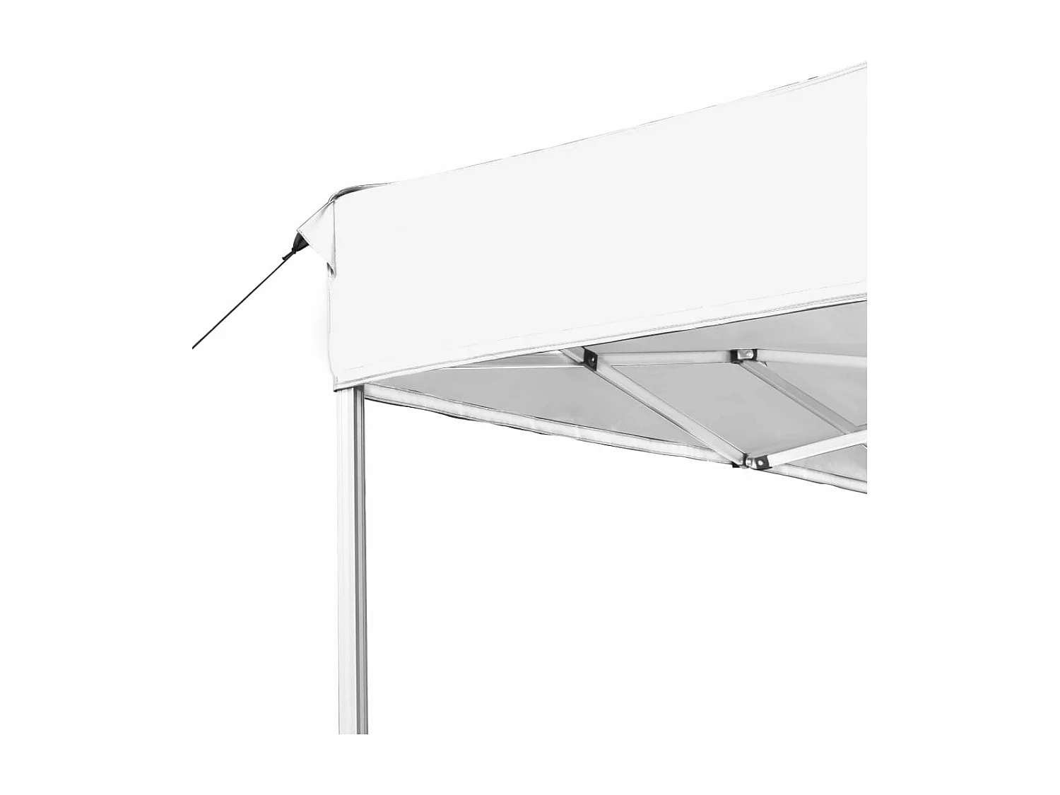 Carpa plegable profesional de aluminio blanca 4,5x3 m