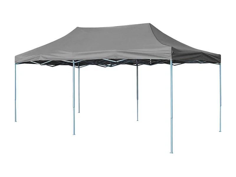 Tente de réception pliable 3 x 6 m Anthracite