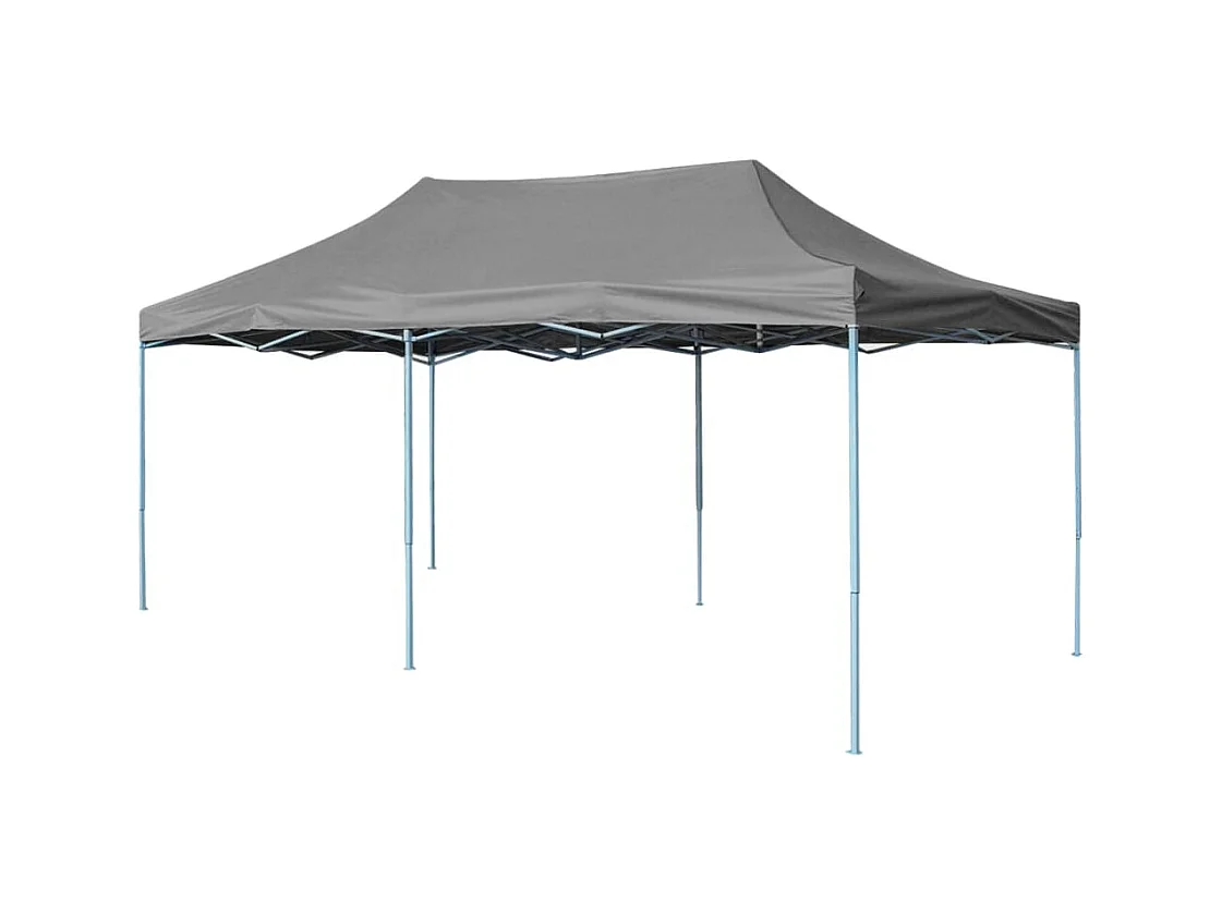 Tente de réception pliable 3 x 6 m Anthracite