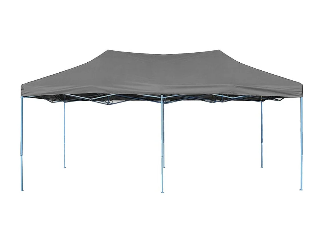 Tente de réception pliable 3 x 6 m Anthracite