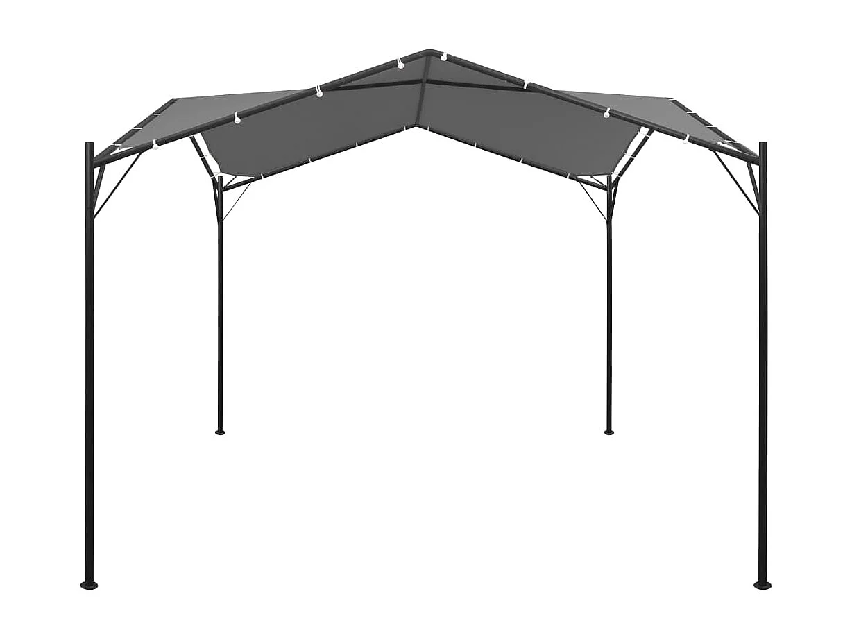 Tonnelle 4 x 4 m Anthracite