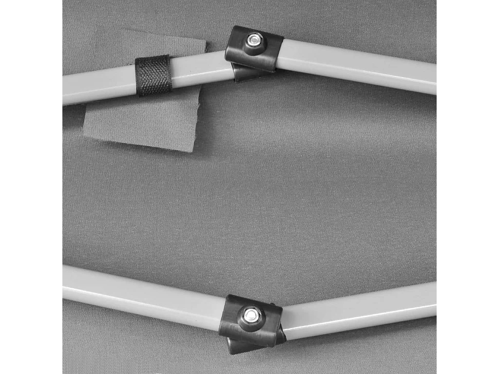 Gazebo/tenda de jardim com cortinas, 3,5 x 2,7 m