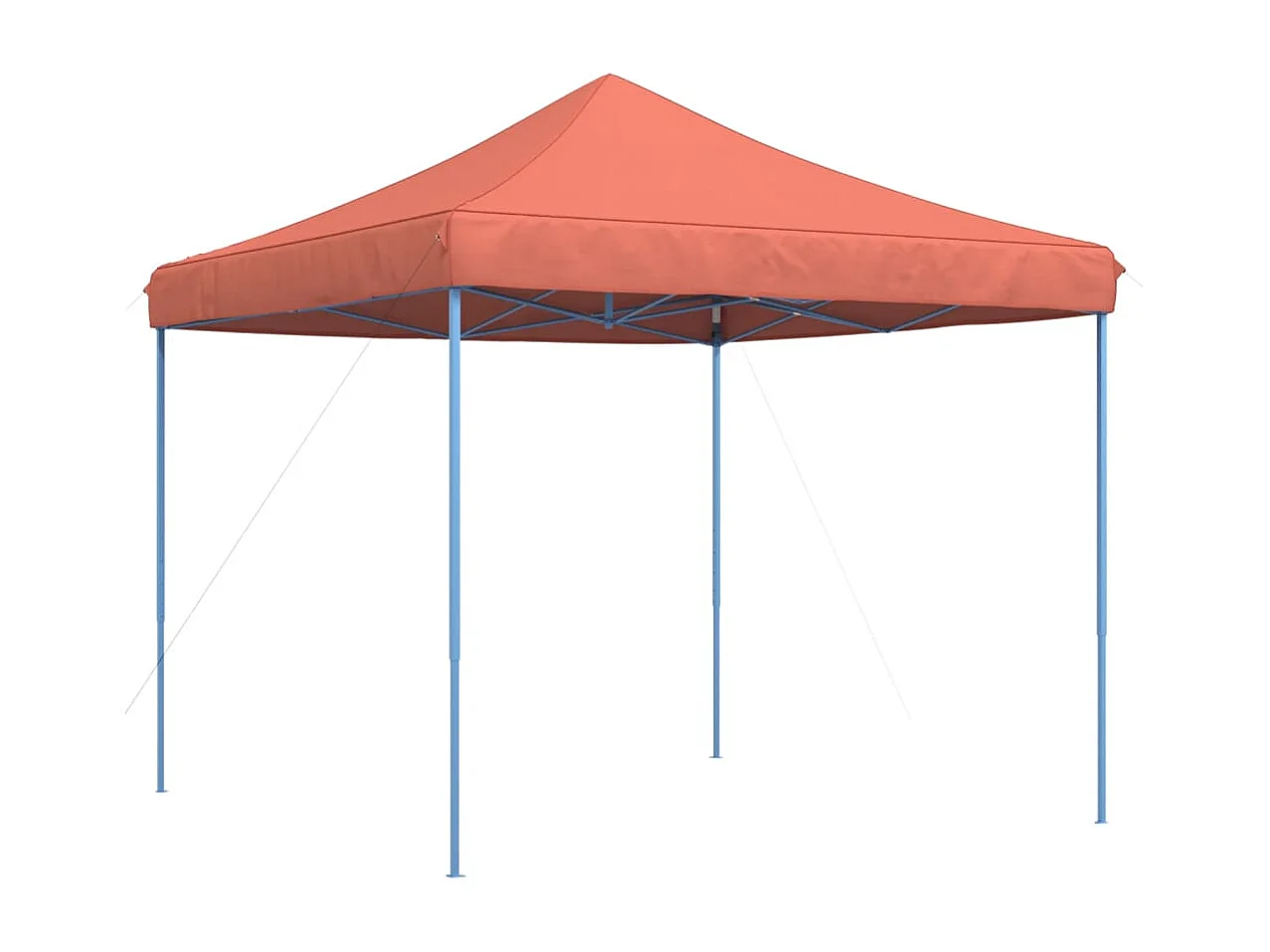 Tente réception pliable escamotable terre cuite 292x292x315 cm