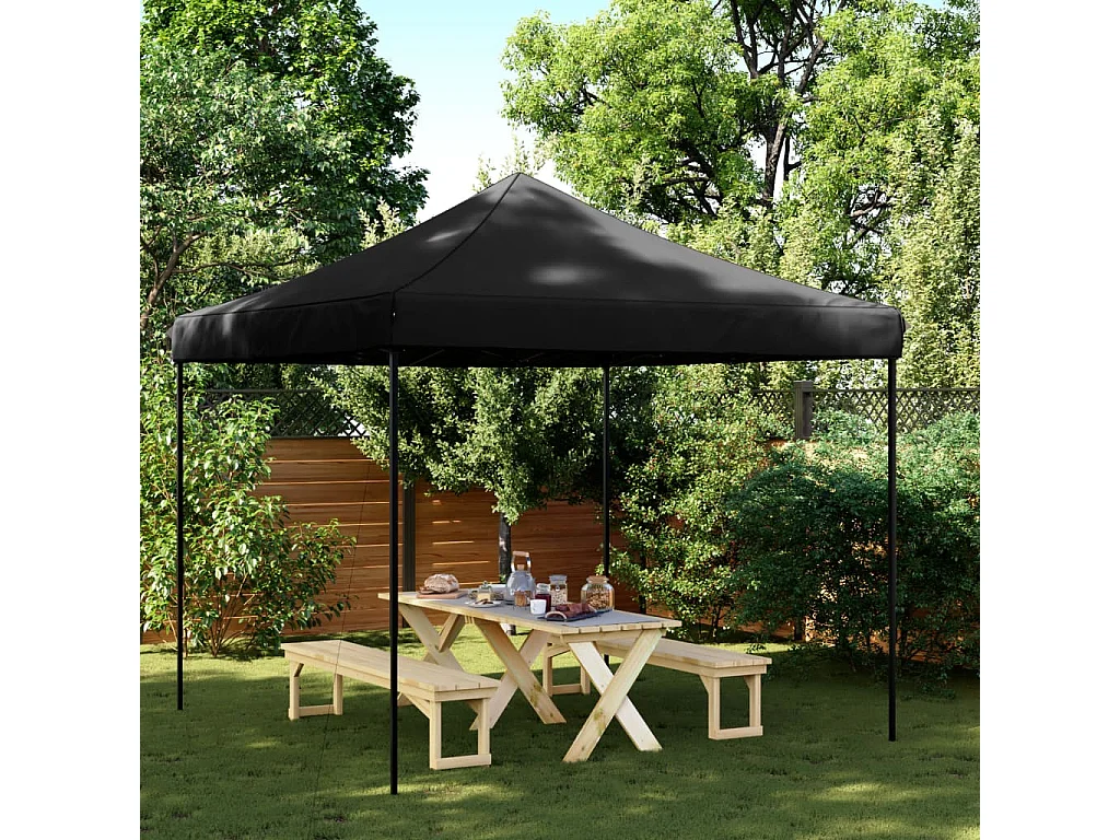 Tenda da Festa Pieghevole Pop-Up Nero 292x292x315 cm