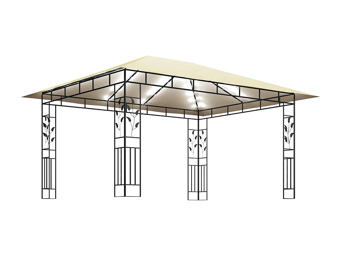 Tenda para festas dobrável com paredes laterais 2x2 m preto