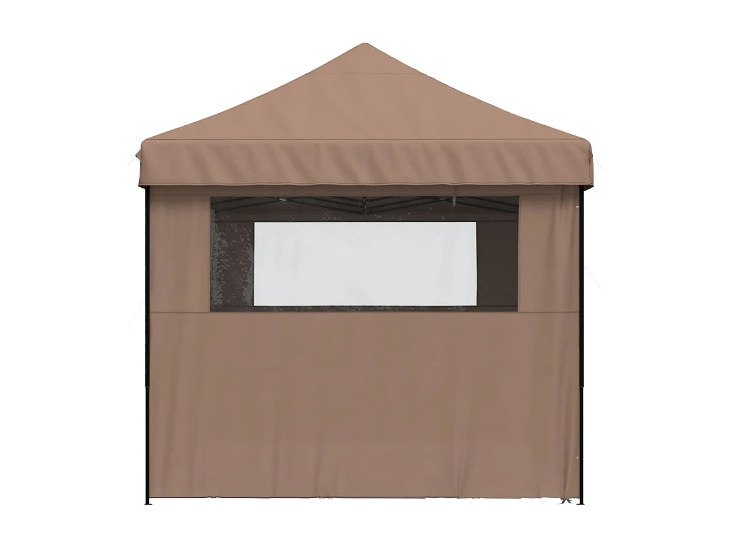 Tente de réception pliable escamotable avec 4 parois latérales