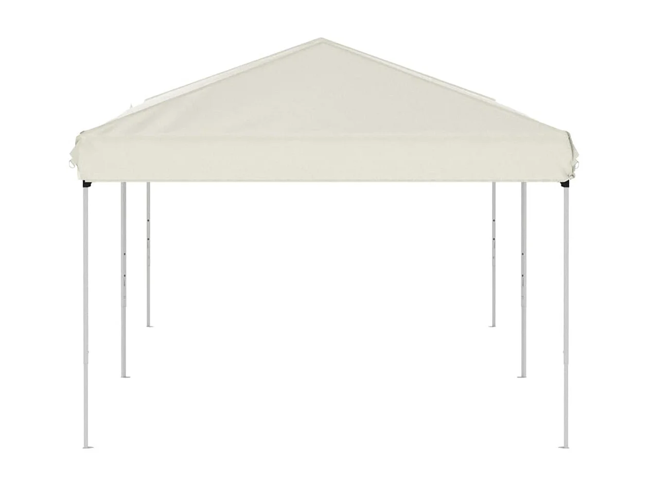 Carpa para fiestas plegable color crema 3x6 m