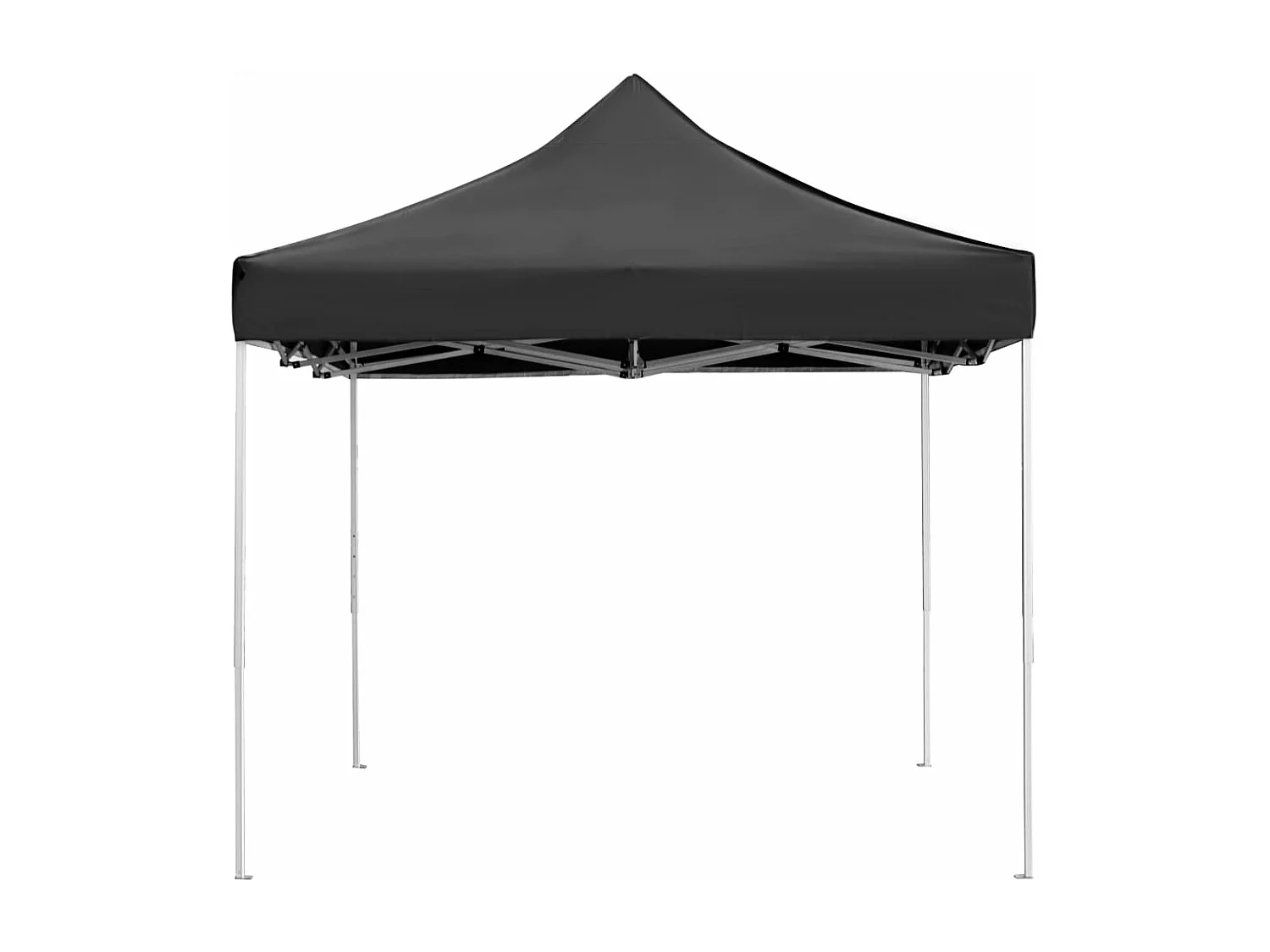 Tente de réception pliable Aluminium 4,5x3 m Anthracite