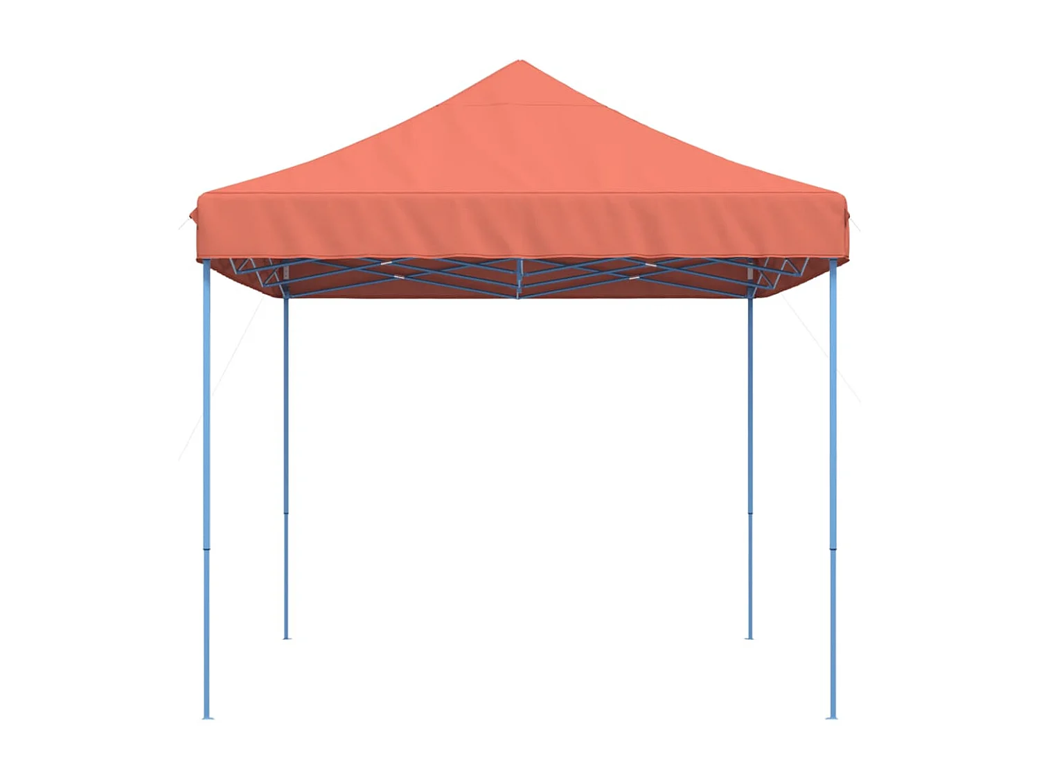 Tente réception pliable escamotable terre cuite 440x292x315 cm