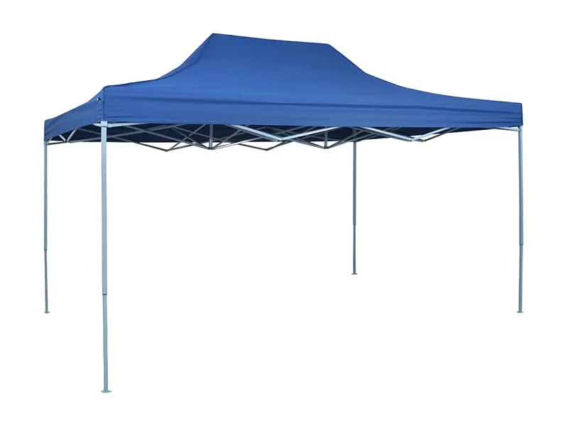 Tente pliable 3 x 4,5 m Bleu