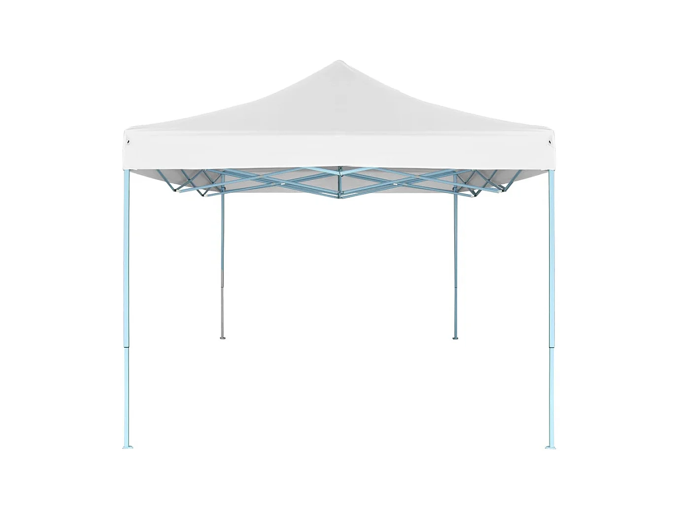 Tente de réception pliable professionnelle 3x4 m Acier Blanc